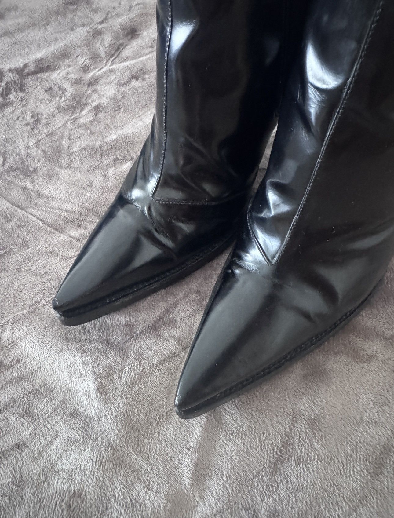 Miu Miu Vintage Miu Miu Chelsea-style ankle boots in patent leather Size US 6 / IT 36 - 12 Thumbnail