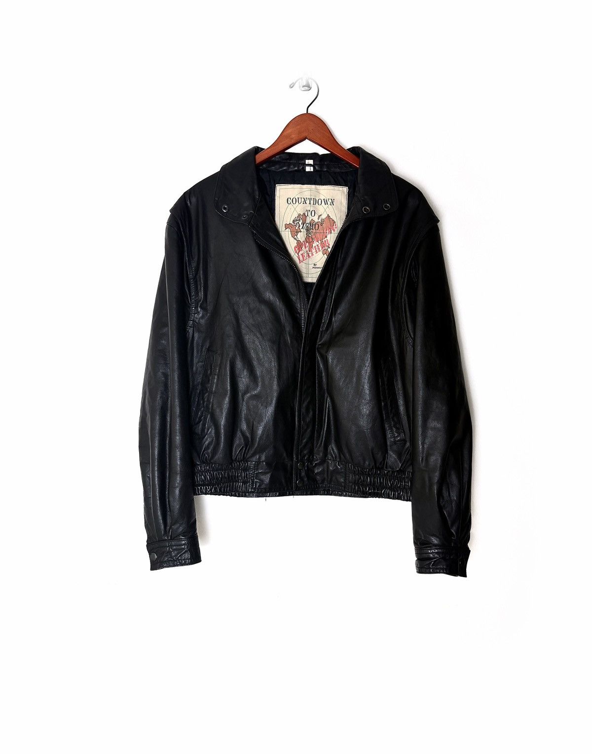 Genuine Leather Midwest Countdown to Zero Black Leather Jacket Size US S / EU 44-46 / 1 - 1 Thumbnail