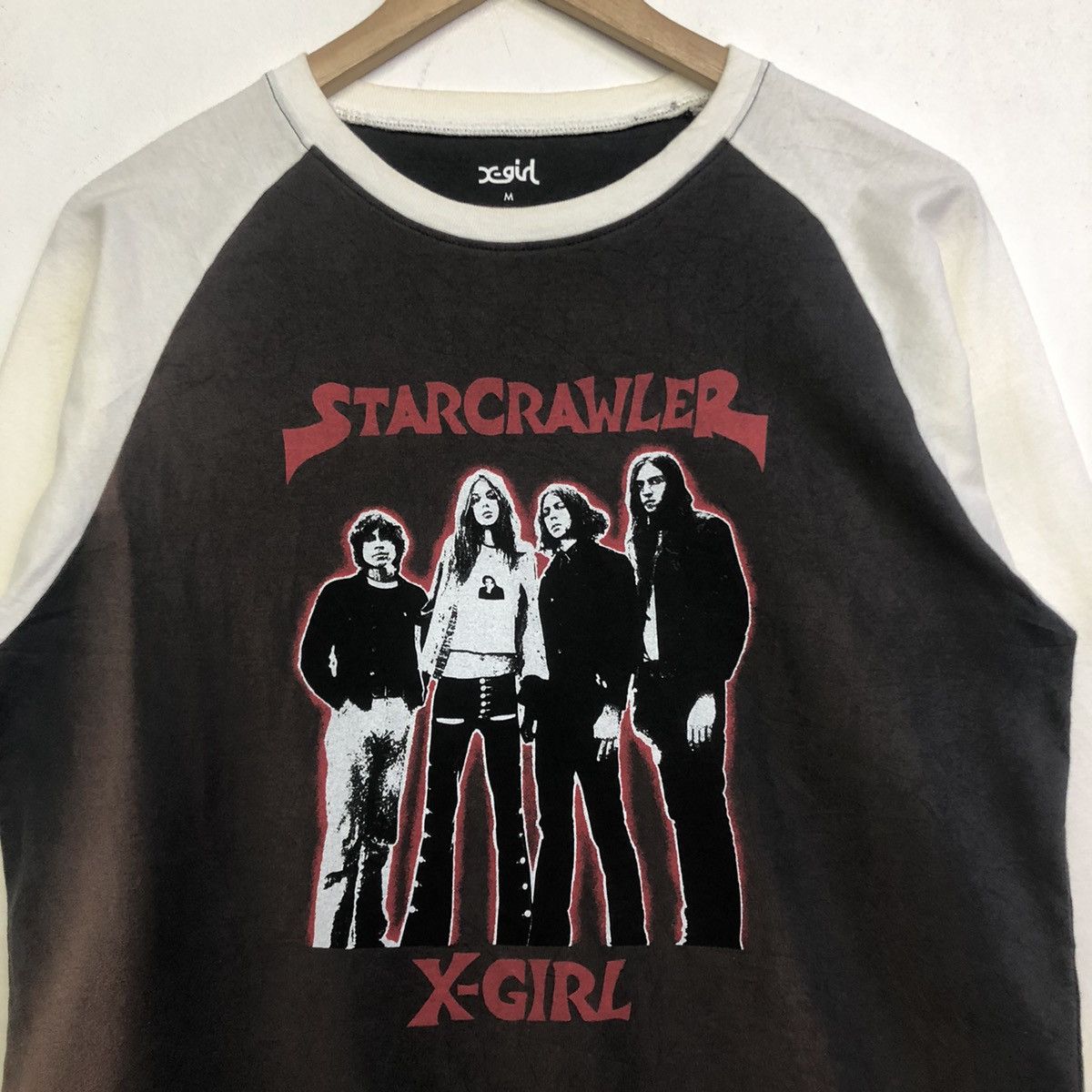 X-Girl XGIRL X STARCRAWLER LINEUP RAGLAN SLEEVE SHIRT Size M / US 6-8 / IT 42-44 - 3 Thumbnail