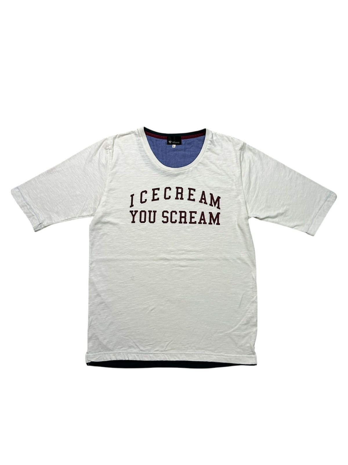 Takeo Kikuchi Crazy Wording Design Tee Shirt