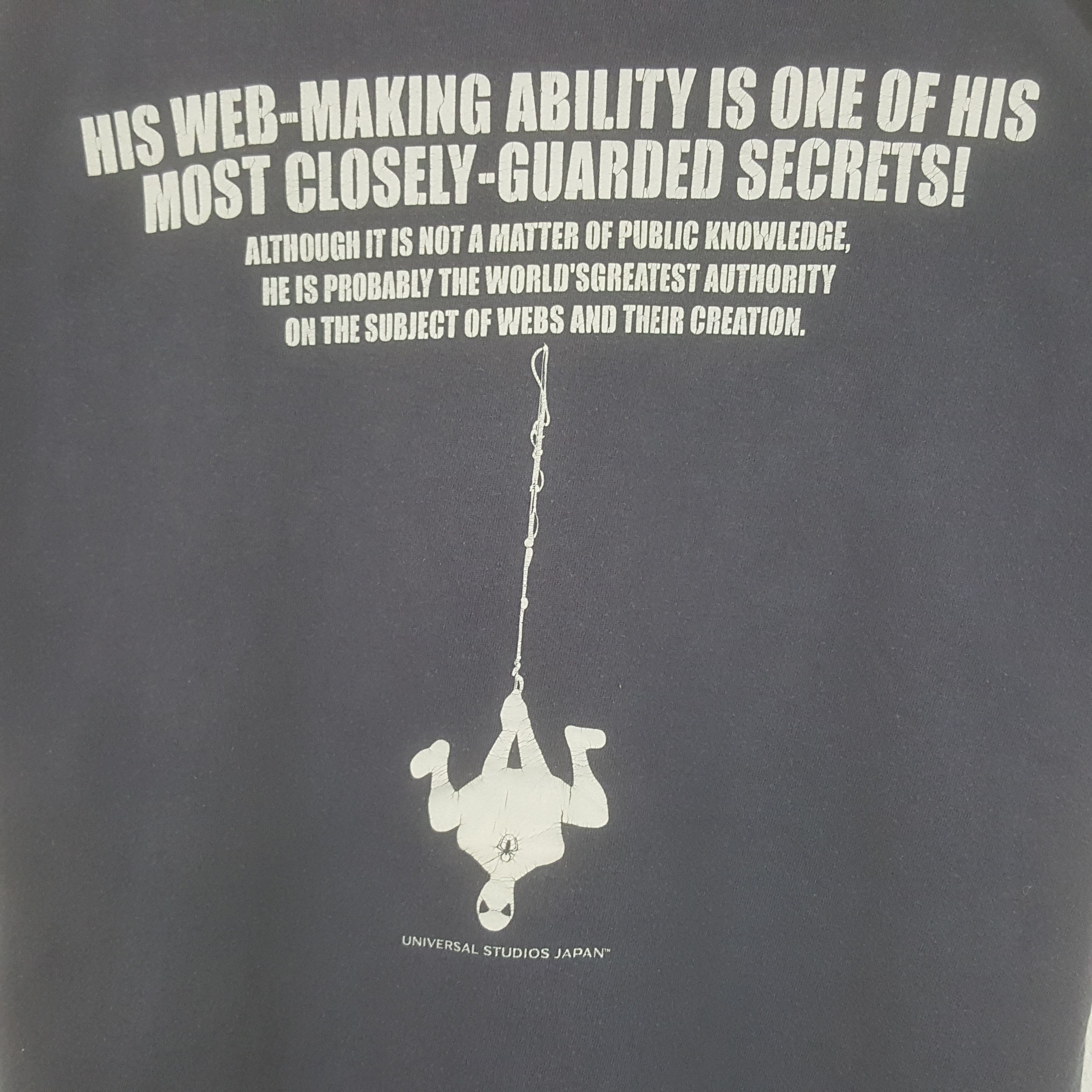 Universal Studios × Vintage Vintage Universal Studio Japan Spiderman Tshirt Size US L / EU 52-54 / 3 - 4 Thumbnail