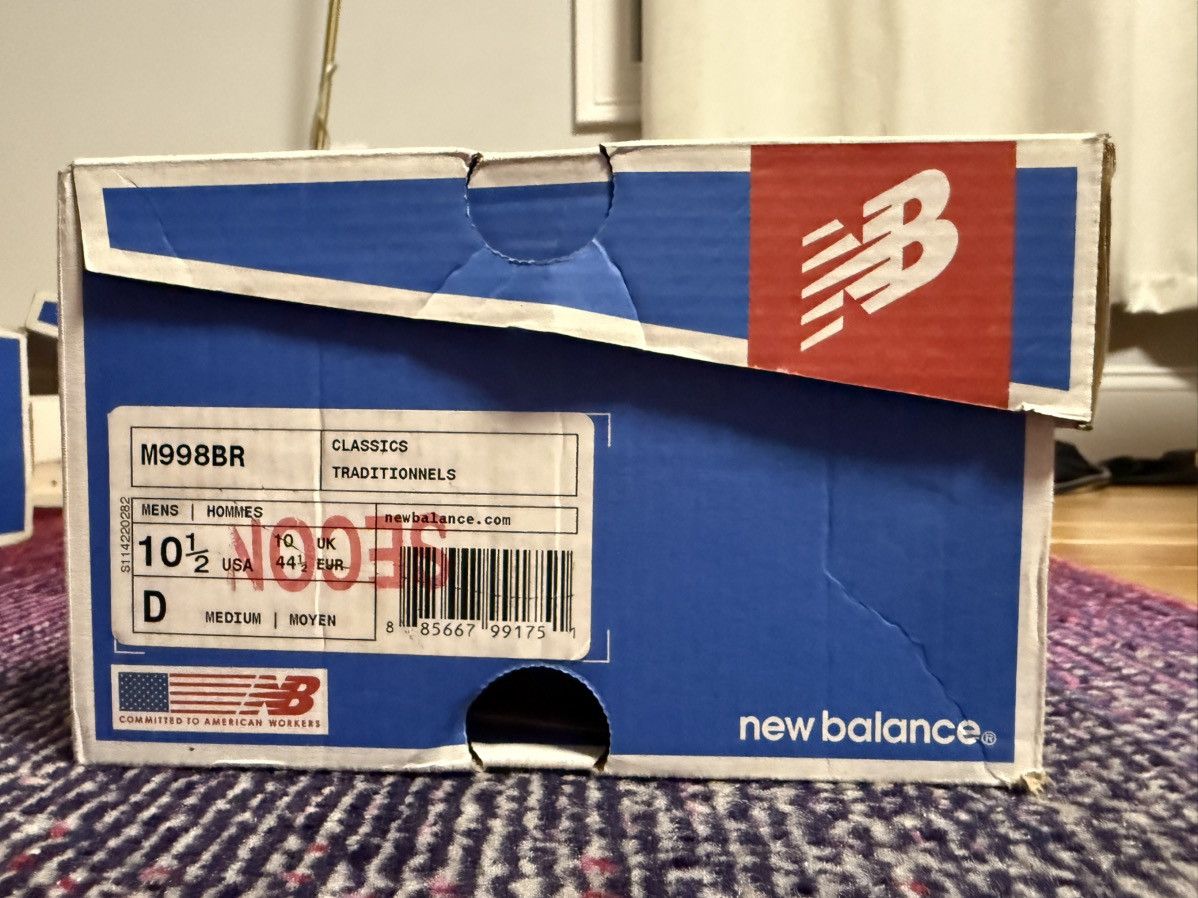 Kith × New Balance NEW BALANCE 998 ‘BLACK PONY HAIR' Size US 10.5 / EU 43-44 - 1 Thumbnail
