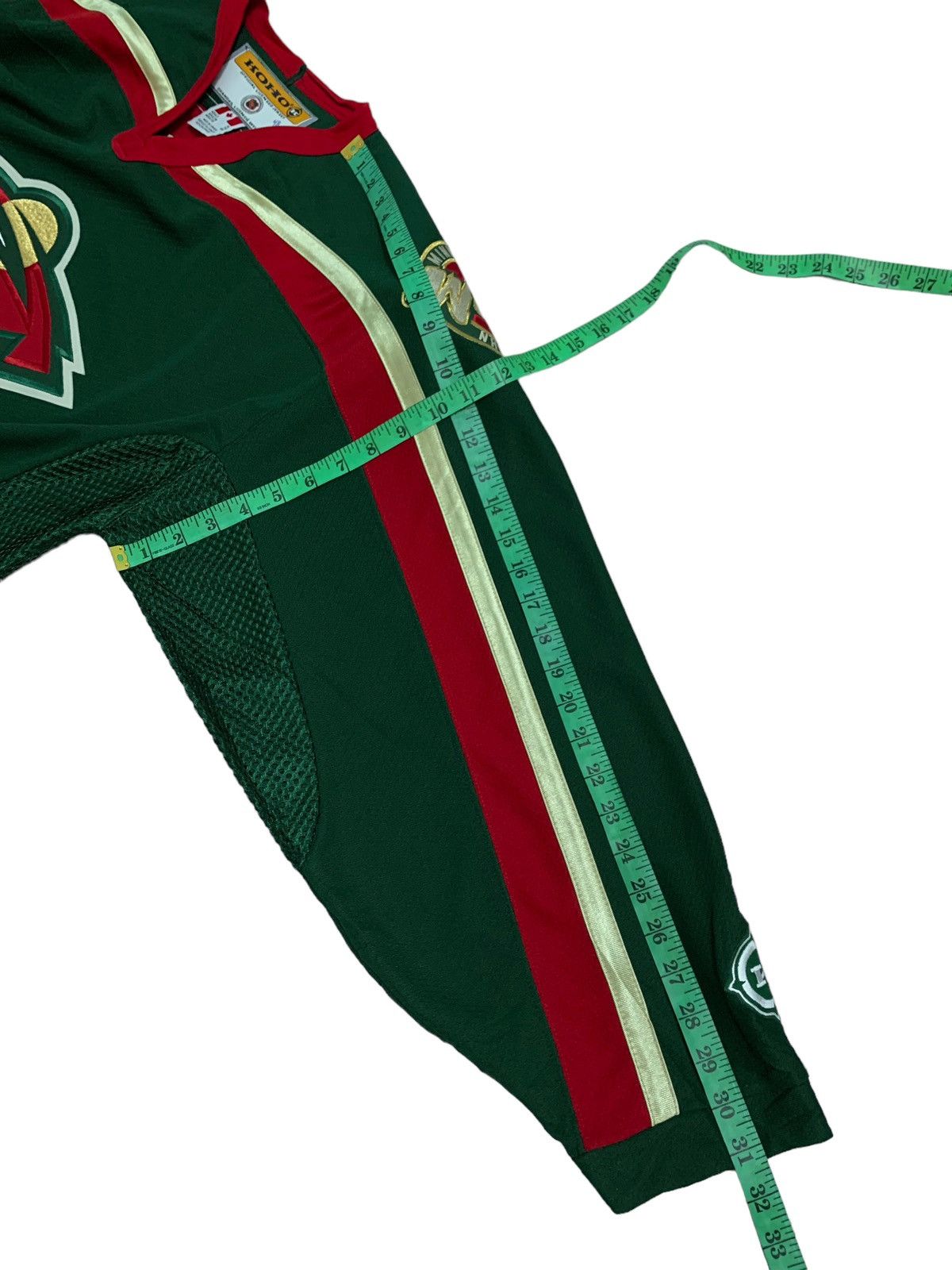 Ccm Vtg Minnesota Will NHL koho Ice Jersey Size US XL / EU 56 / 4 - 15 Thumbnail