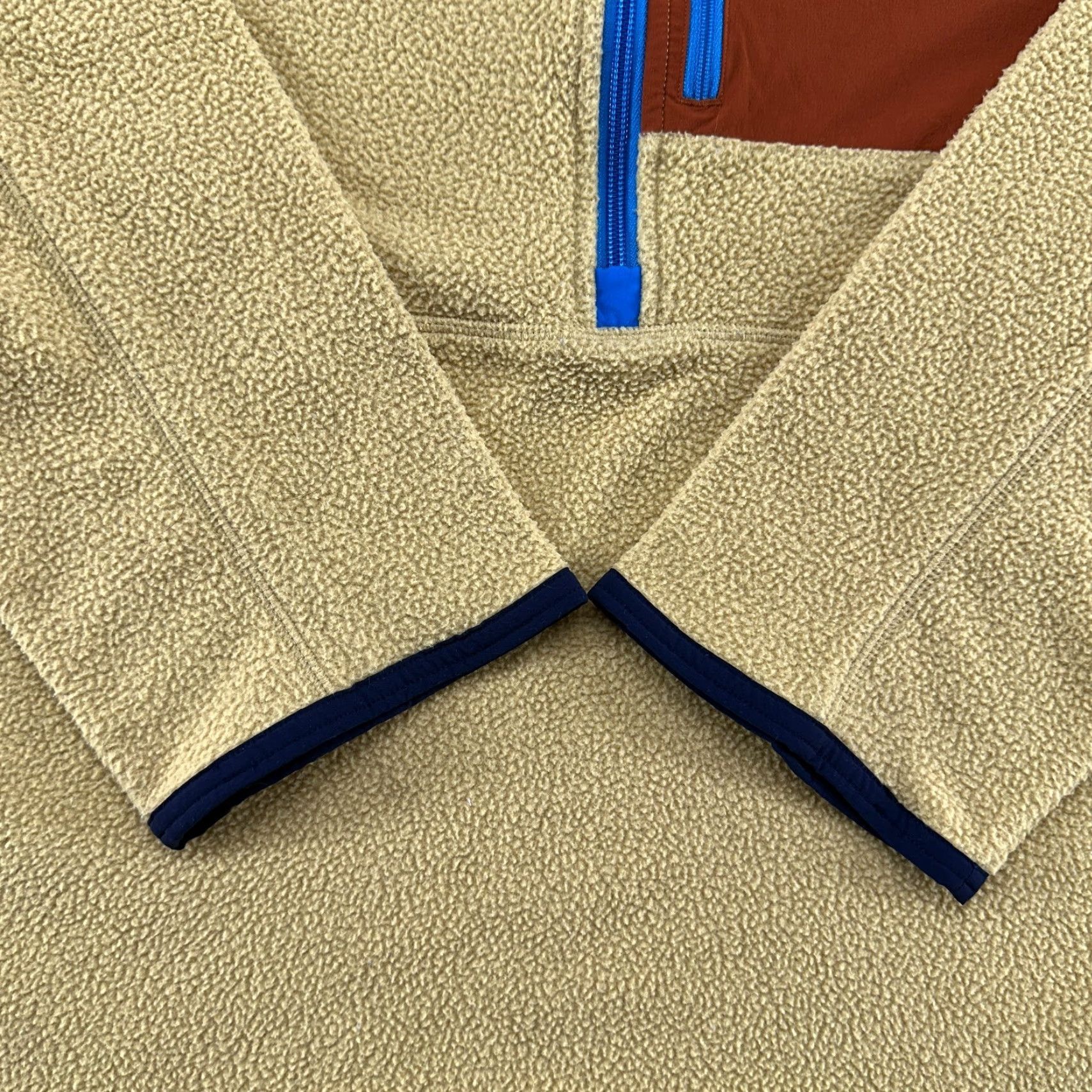 Cotopaxi Cotopaxi Pullover 2XL Men Sweatshirt Fleece Beige Brown 1/2 Zip Mock Neck Outdoor Hiking Size US XXL / EU 58 / 5 - 3 Thumbnail