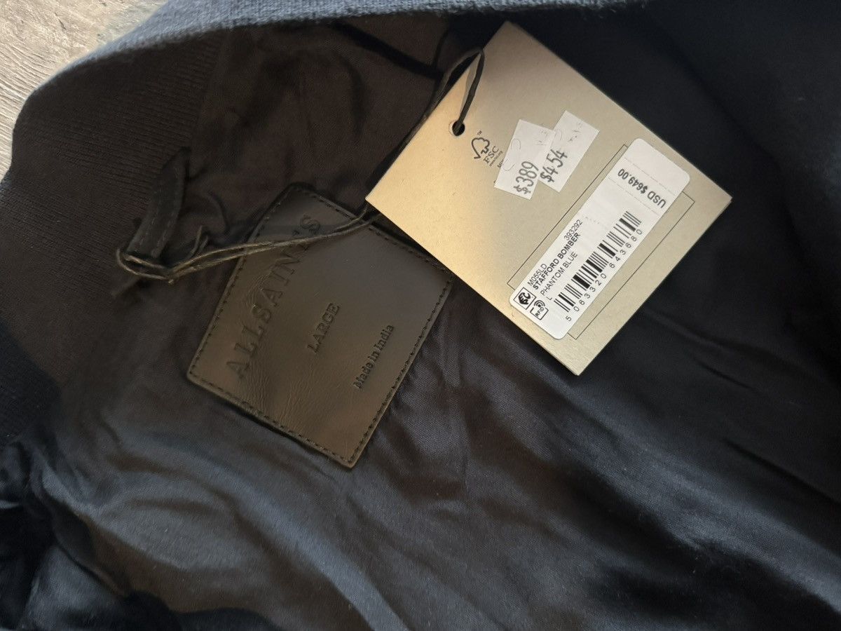Allsaints allsaints stafford suede bomber jacket Size US L / EU 52-54 / 3 - 3 Thumbnail