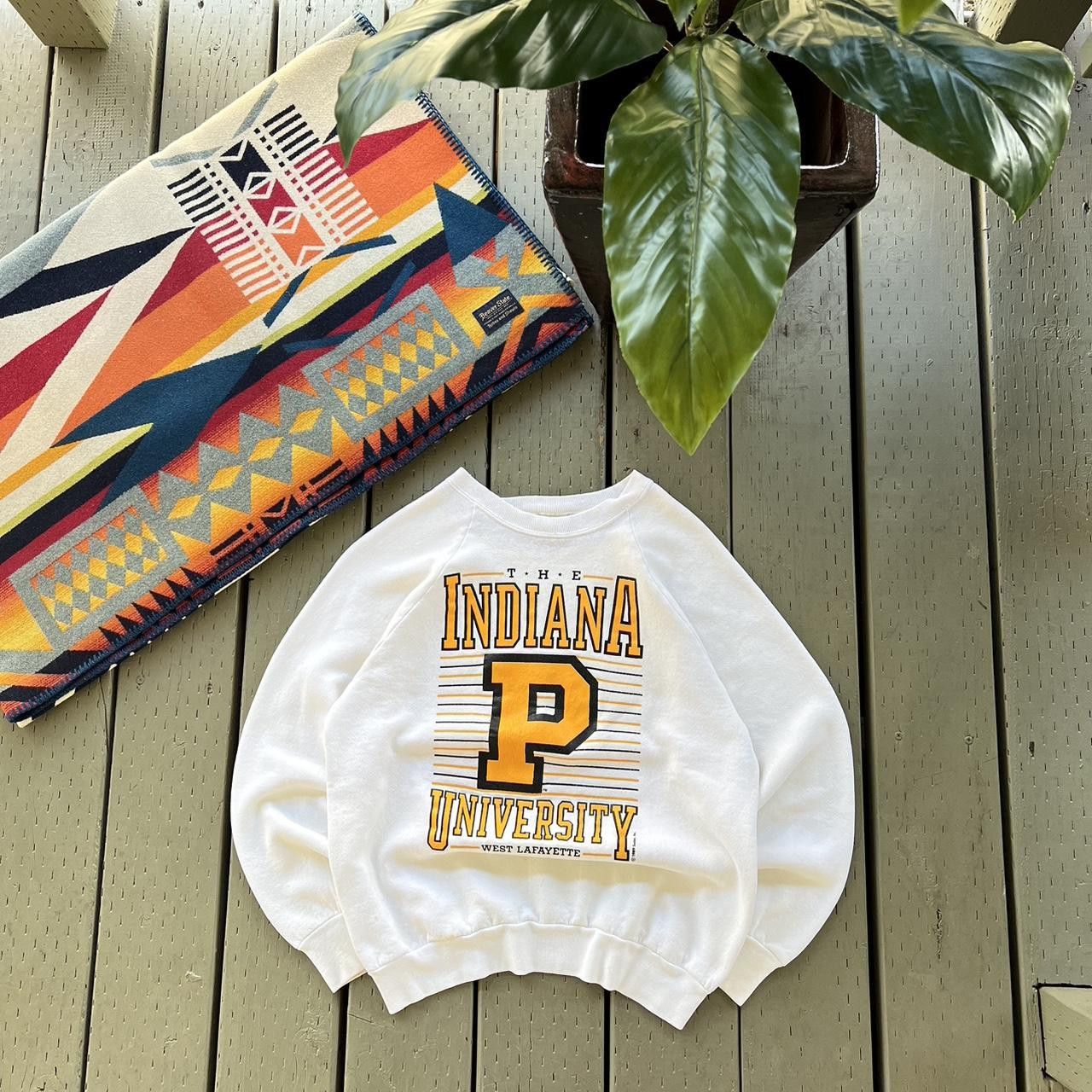 Fruit Of The Loom × Vintage Vintage Purdue Boilermakers Sweatshirt Size US L / EU 52-54 / 3 - 3 Thumbnail