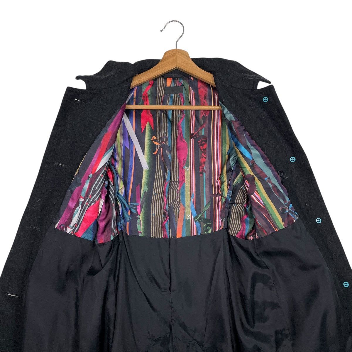 Paul Smith Paul Smith Wool Black Coat Size XS / US 0-2 / IT 36-38 - 13 Thumbnail
