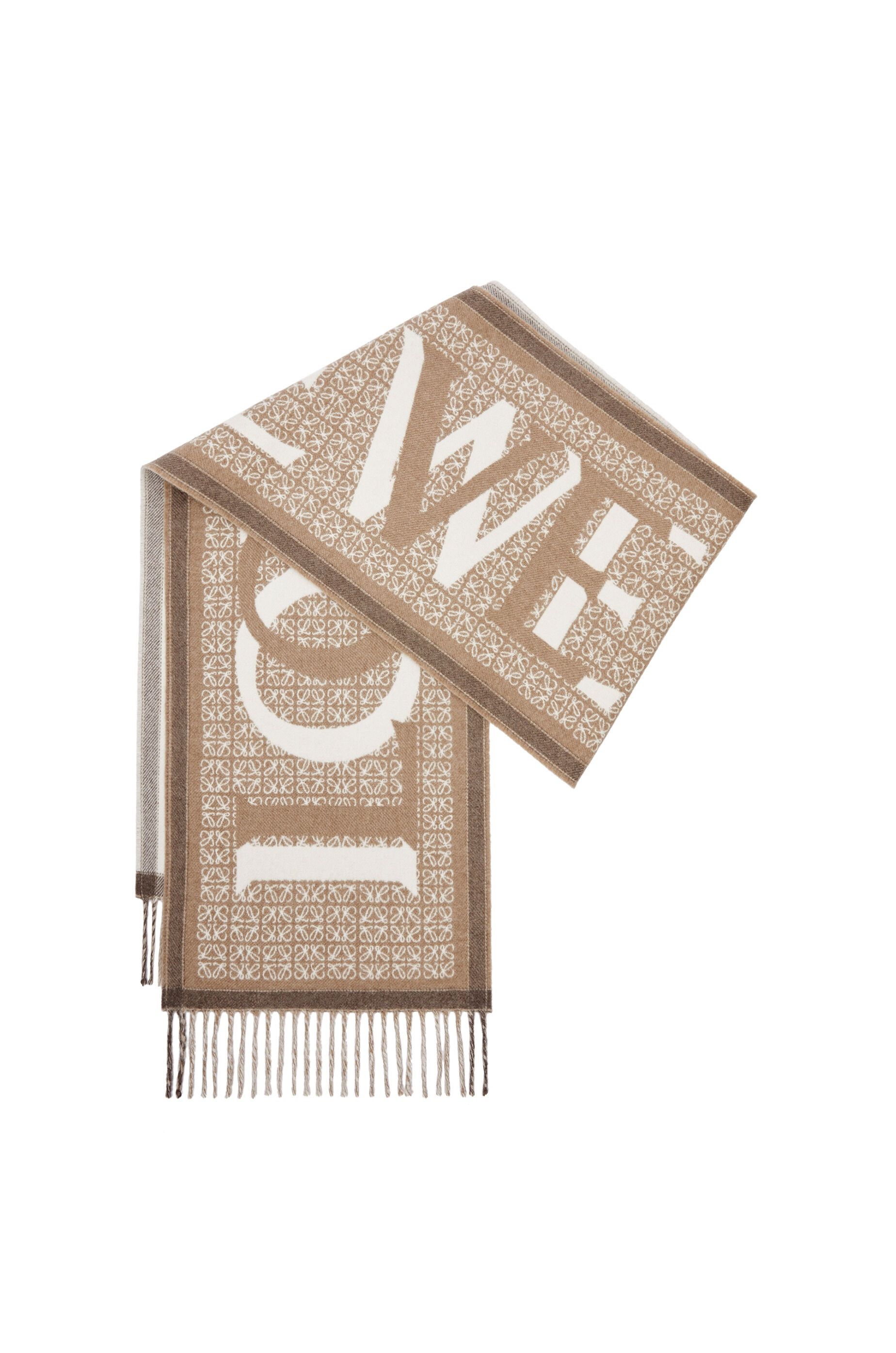 Loewe o1in1g0426 Size: OS / Love Scarf in Multicolor Size ONE SIZE - 4 Thumbnail