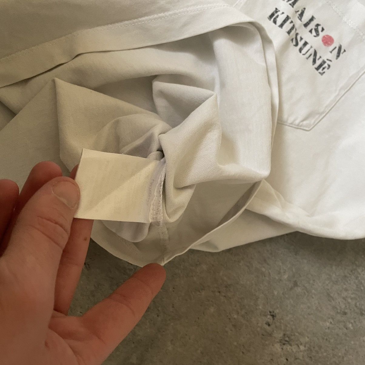 Designer × Maison Kitsune Maison Kitsune Basic White Pocket Logo T-Shirt Size US XL / EU 56 / 4 - 7 Thumbnail