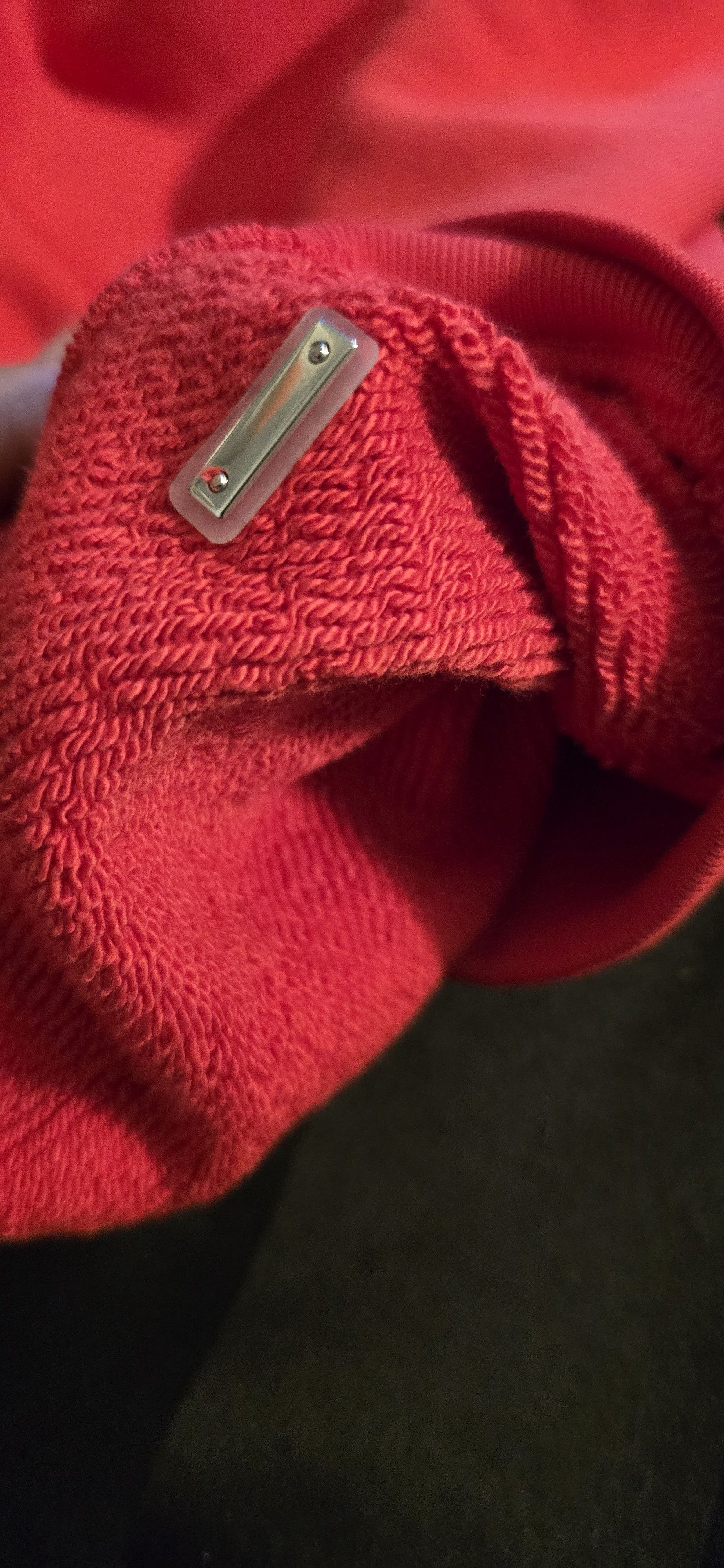 Amiri AMIRI BONES STACKED HOODIE RED SZ L Size US L / EU 52-54 / 3 - 12 Thumbnail