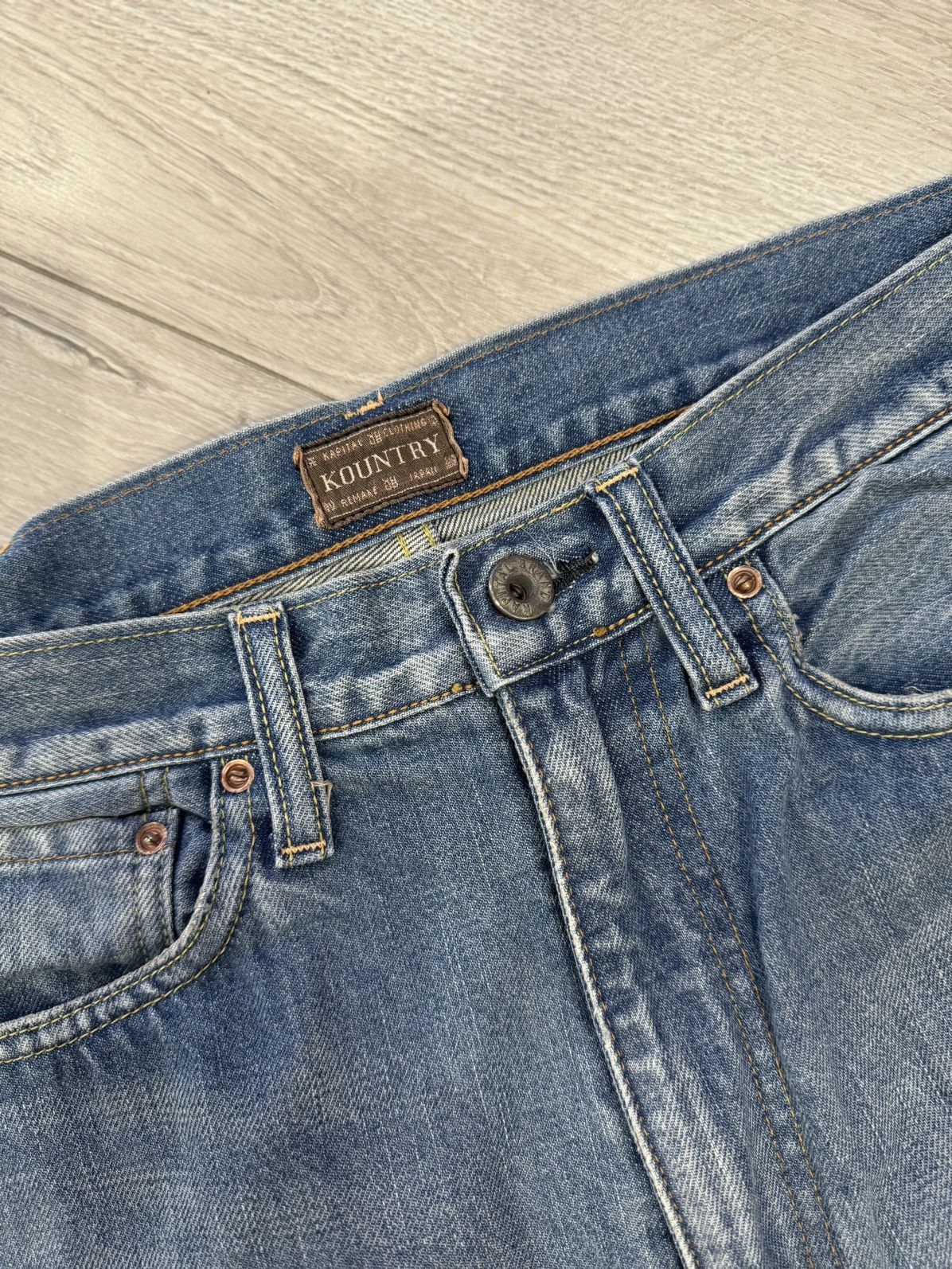 Kapital KAPITAL BONE DENIM SHORTS Size US 34 / EU 50 - 4 Thumbnail