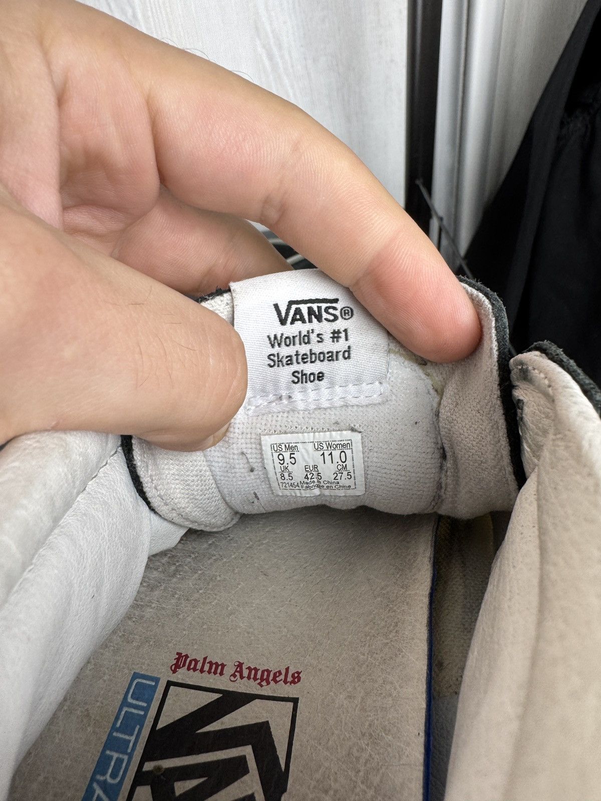 Palm Angels × Vans Vans Vault by Palm Angels Sk8-Mid VLT LX "Black" Sneakers Size US 9.5 / EU 42-43 - 13 Thumbnail