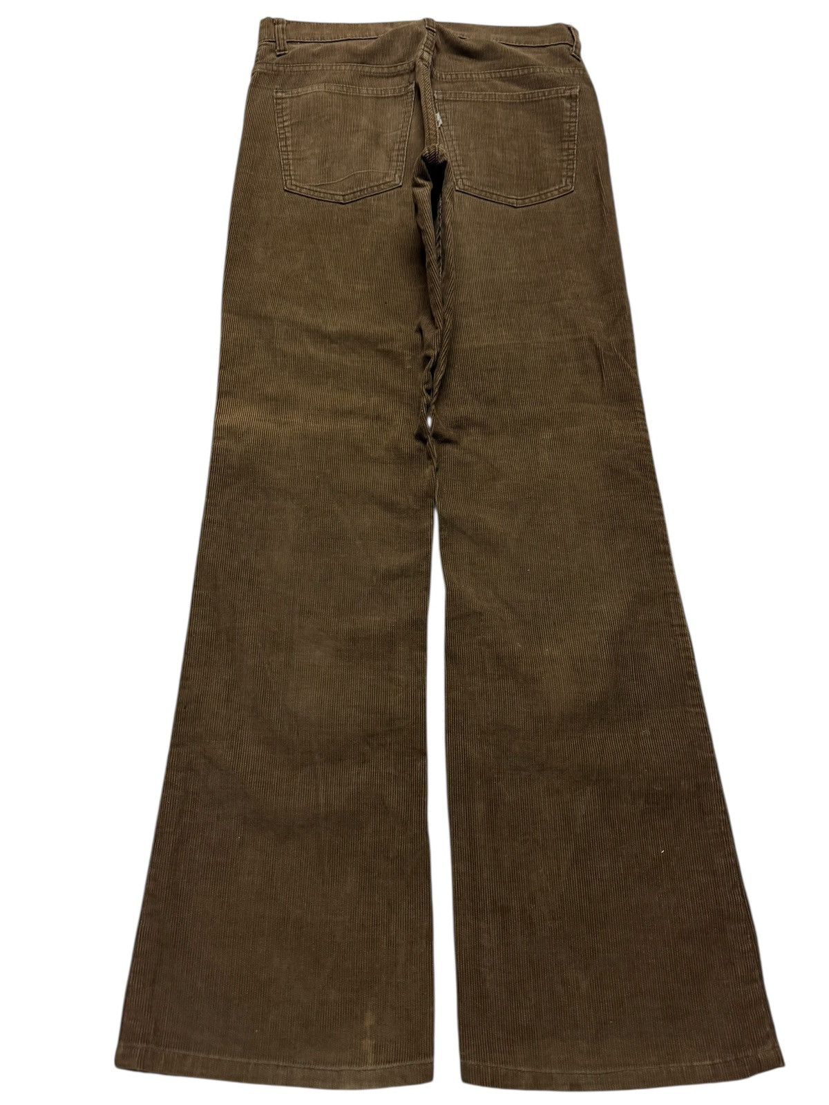 Levi's 💥FLARED💥70's LEVI'S WHITE TAG CODUROI BOOTCUT CLASSIC BROWN Size US 29 - 1 Thumbnail