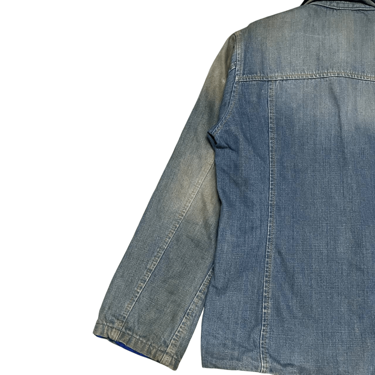 Blue Blue Japan Vintage Blue Blue Japan Shearling Denim Jacket Size US S / EU 44-46 / 1 - 15 Thumbnail
