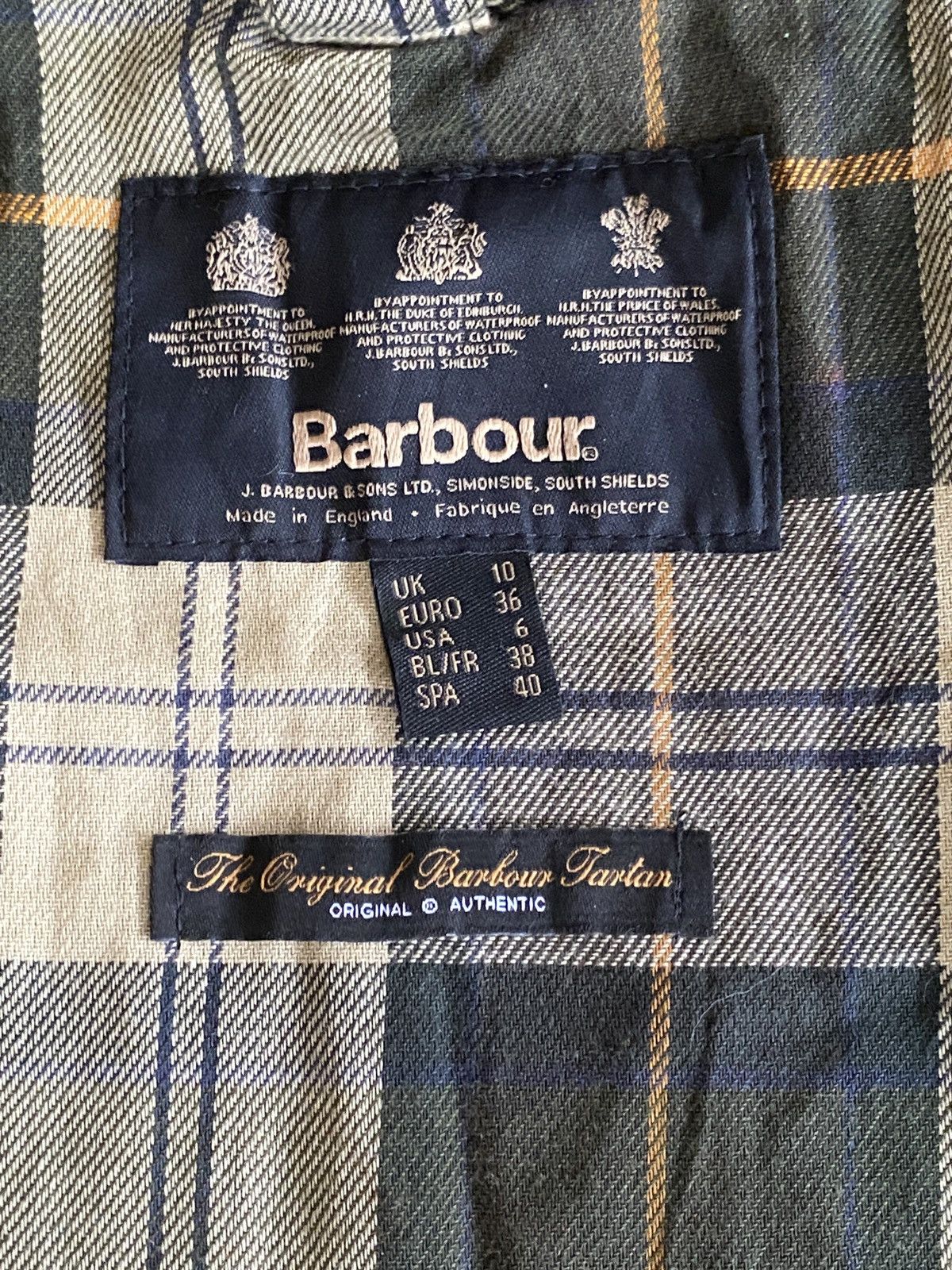 Barbour × Vintage Vintage barbour wax jacket Size US S / EU 44-46 / 1 - 15 Thumbnail