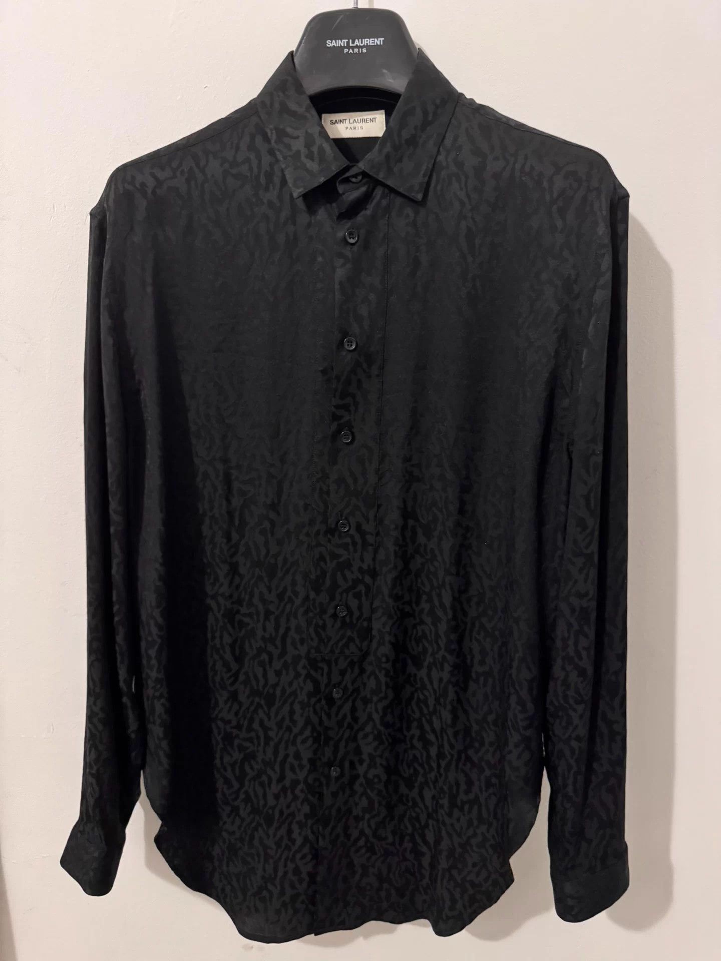 Saint Laurent Paris Saint Laurent SLP20FW runway style mulberry silk shirt Size US M / EU 48-50 / 2 - 2 Thumbnail
