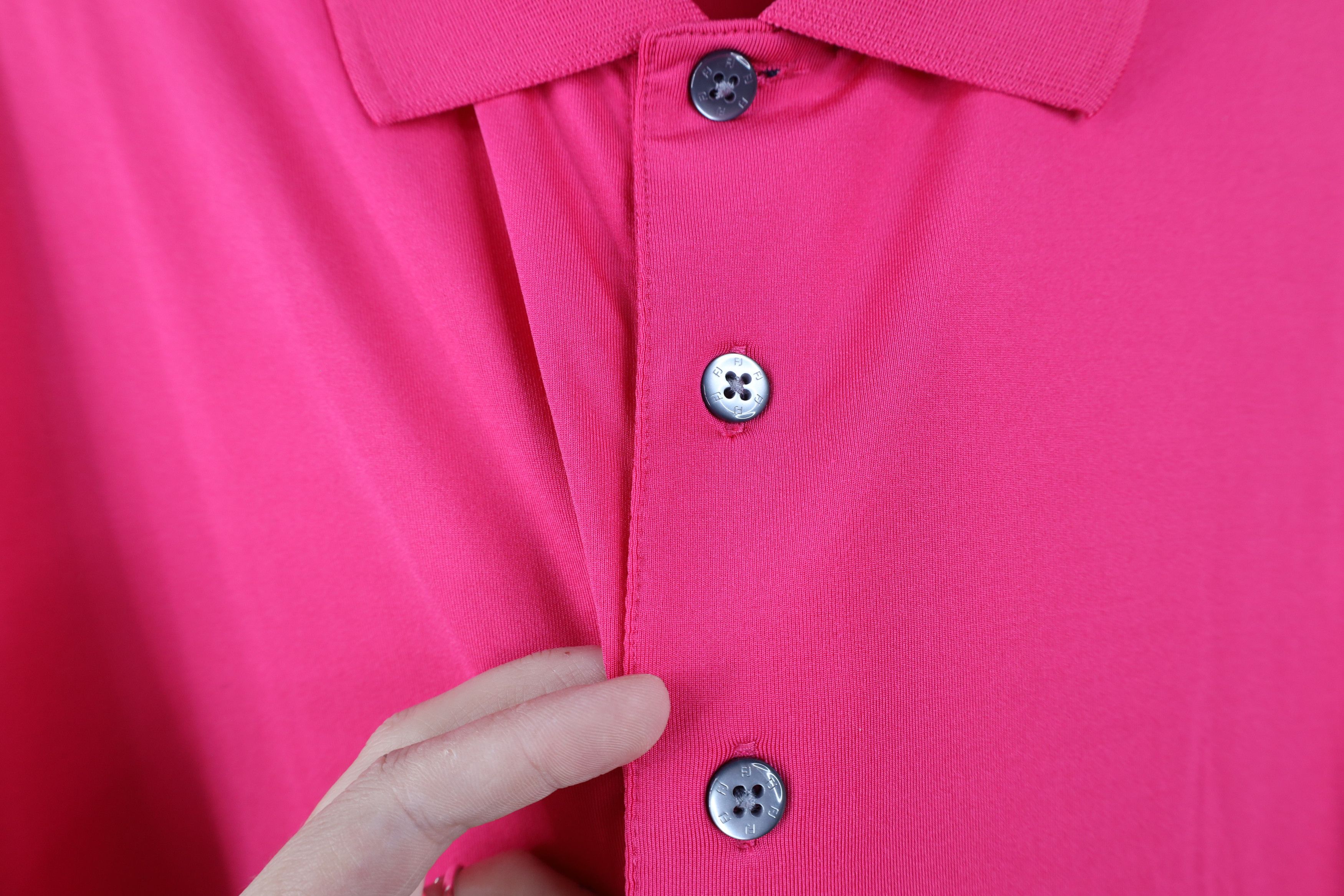 Footjoy FootJoy Striped Color Block Stretch Collared Golf Polo Shirt Size US L / EU 52-54 / 3 - 6 Thumbnail
