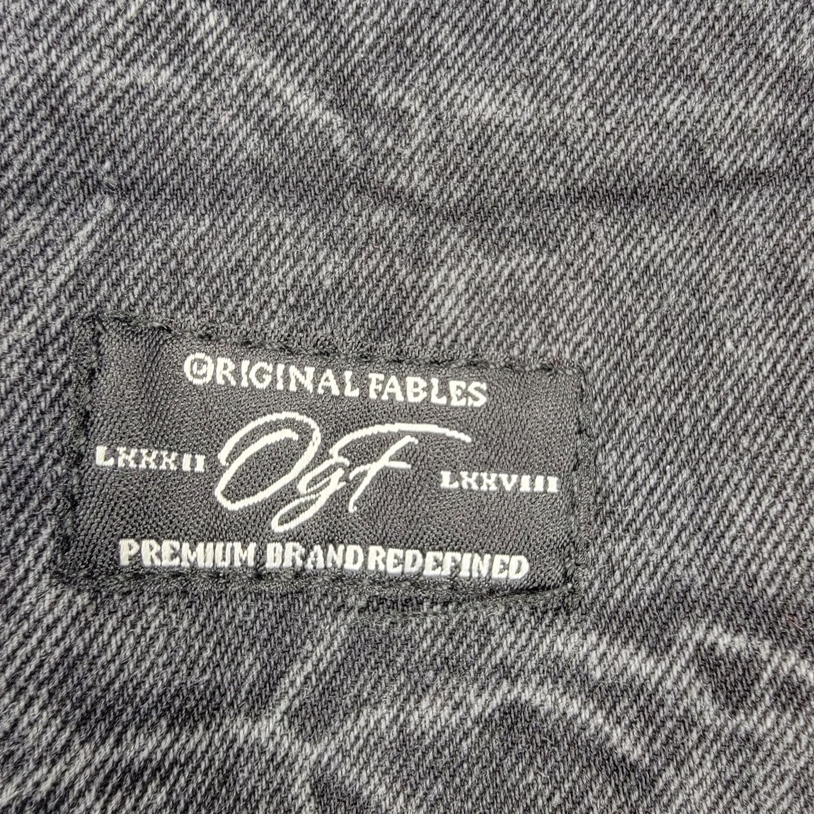 40oz NYC Original Fables Denim Short Sleeve Jersey Black Sz M (602) Size US M / EU 48-50 / 2 - 3 Thumbnail