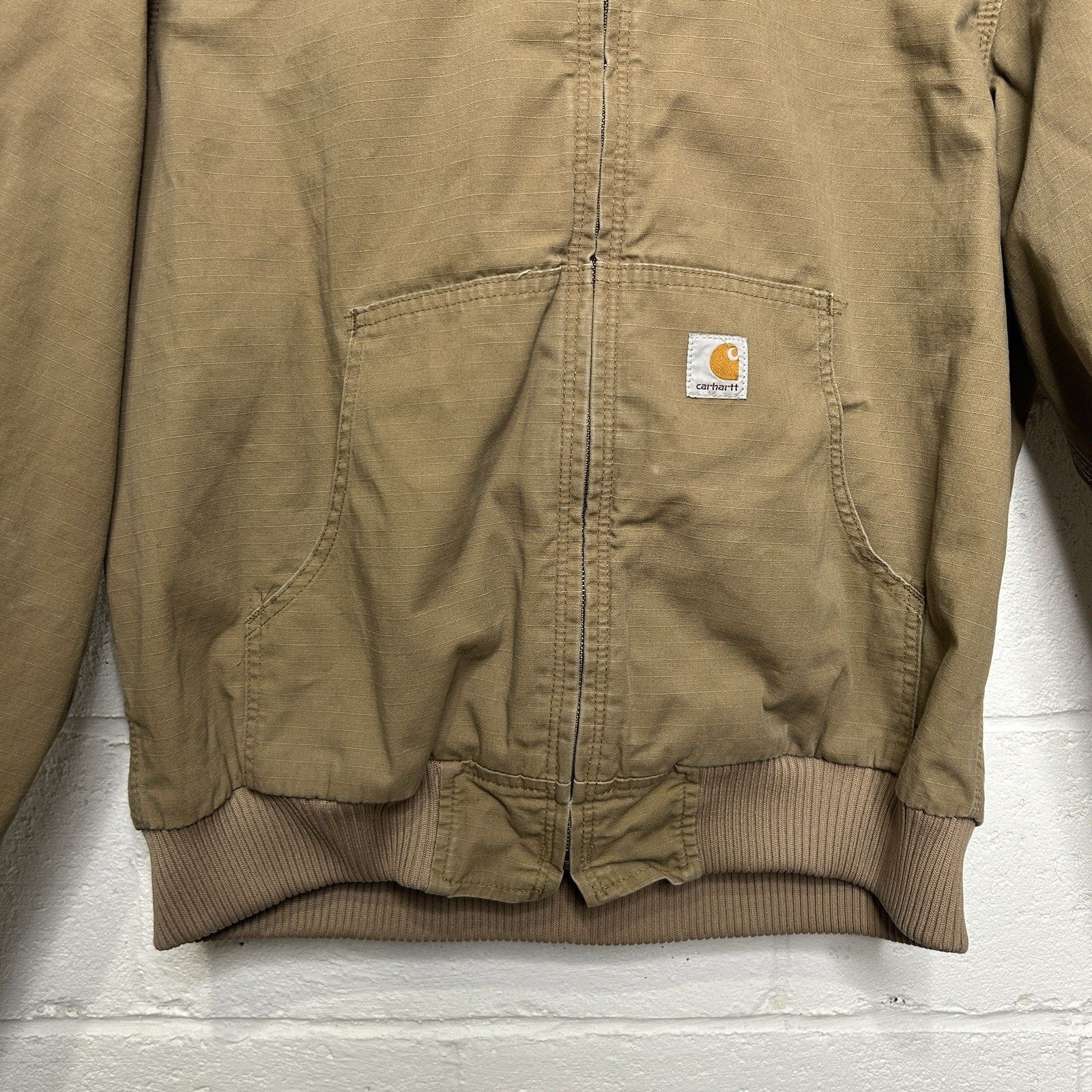 Carhartt Vintage Carhartt Quilted Ripstop Active Jacket “Dark Khaki” Size L / US 10 / IT 46 - 4 Thumbnail