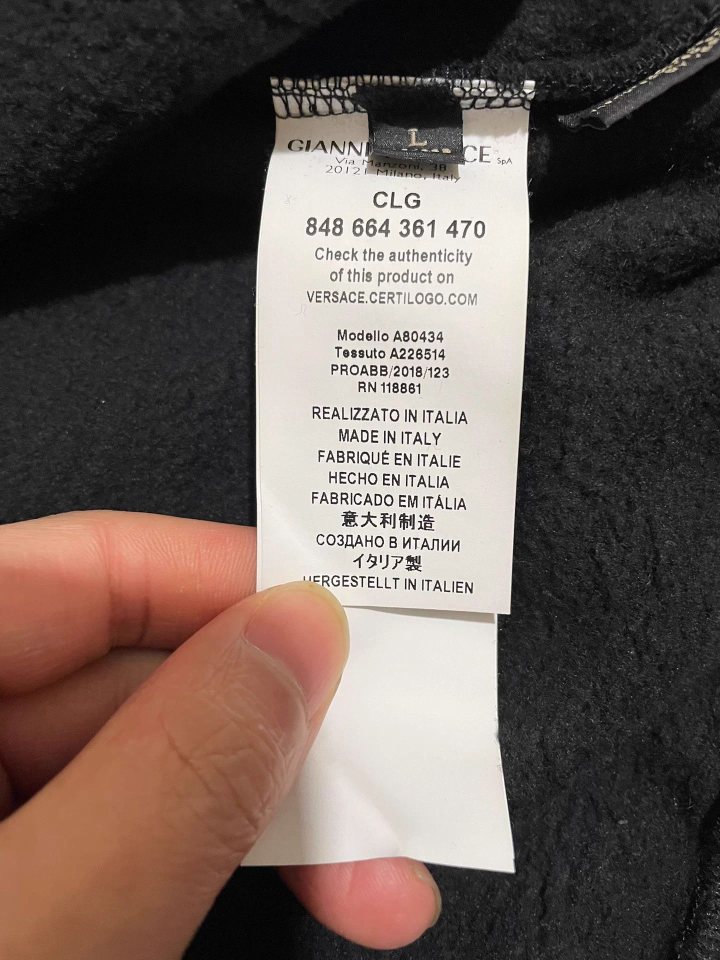 Versace Versace 9 Dragon Snake Medusa Embroidered Diamond Hoodie L Size US L / EU 52-54 / 3 - 7 Thumbnail