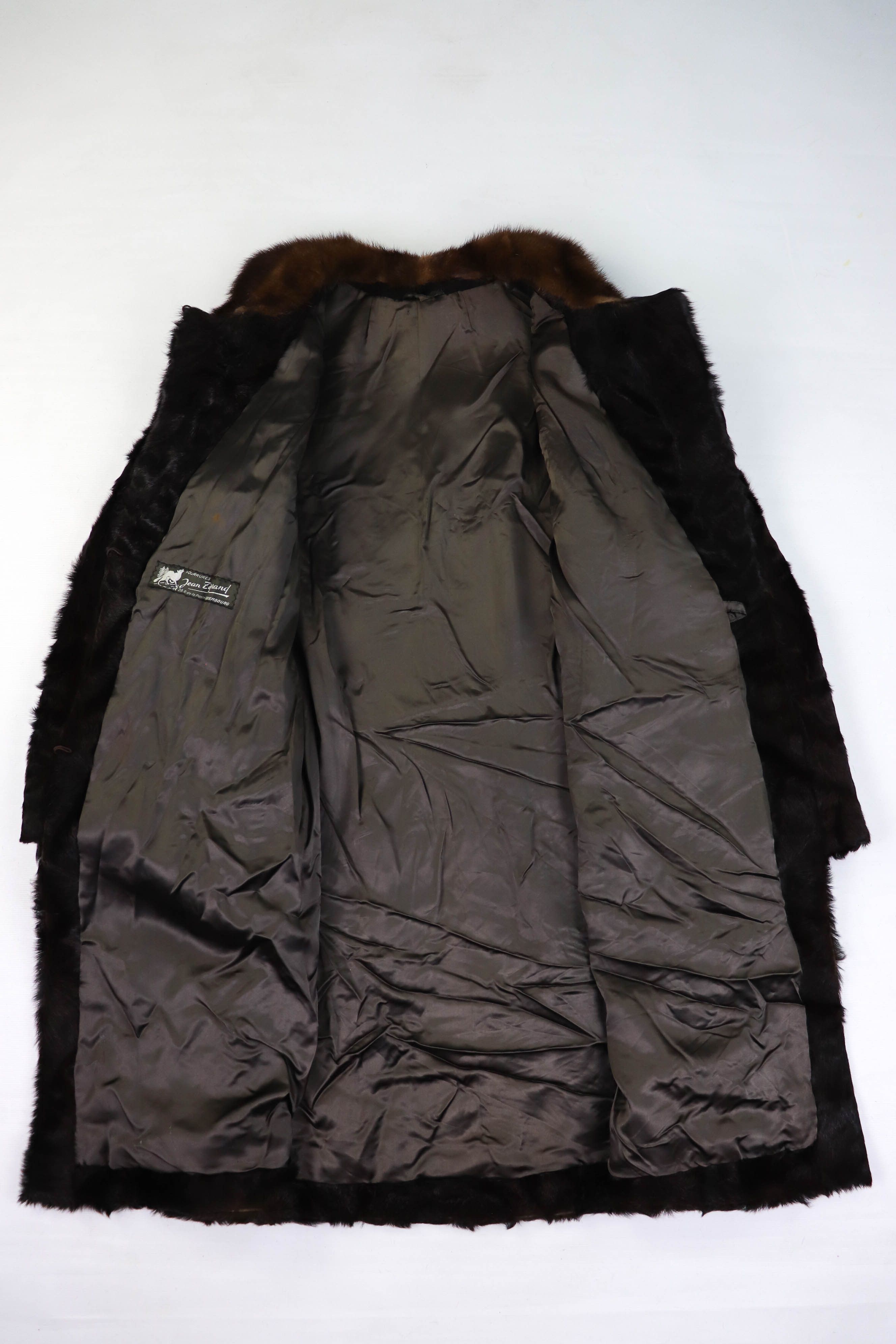 Vintage Vintage Jean Zigrand Fourrures Luxembourg Brown Fur Coat Size XL / US 12-14 / IT 48-50 - 16 Thumbnail