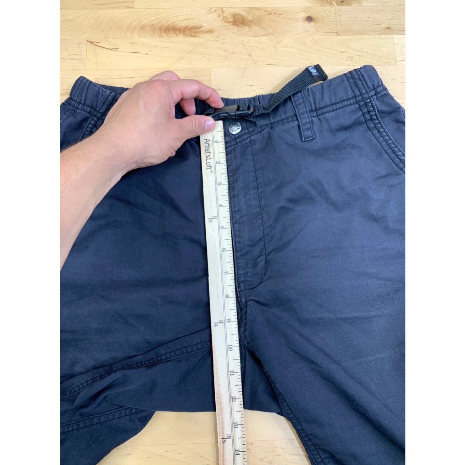 Vintage Canterbury Shorts Mens M Black Belted Casual Outdoor Chino 12105 Size US 31 - 4 Thumbnail