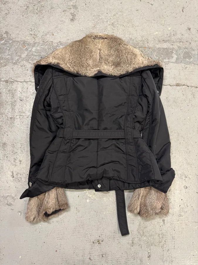 Alexander McQueen 2000s Alexander McQueen Fur Puffer Black Jacket Size M / US 6-8 / IT 42-44 - 5 Thumbnail