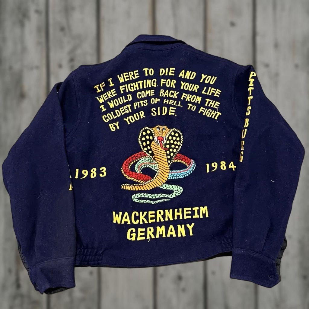 Vintage Us Navy Jacket VINTAGE US Navy Military Bomber Jacket Men