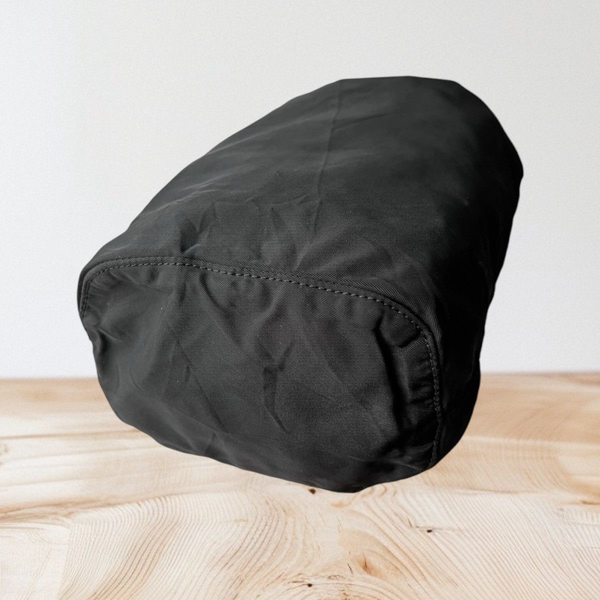 Prada Prada Black Tessuto Nylon Drawstring Pouch Size ONE SIZE - 5 Thumbnail