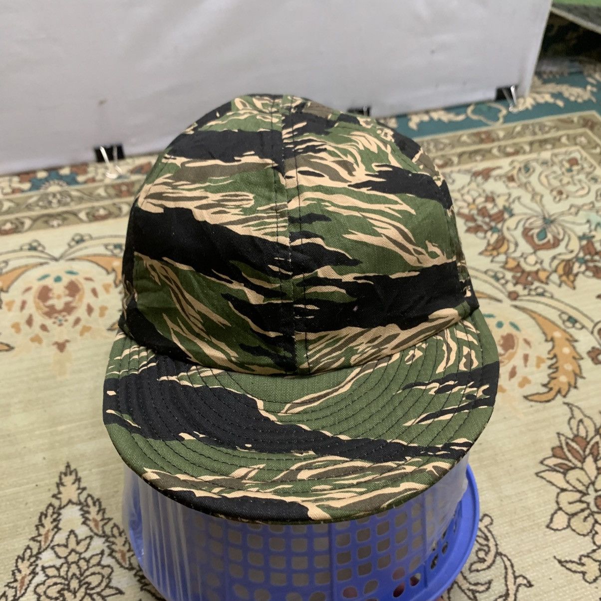 Japanese Brand VINTAGE ARMY B.Z.H.D TIGER STRIPE CAP Size ONE SIZE - 1 Thumbnail