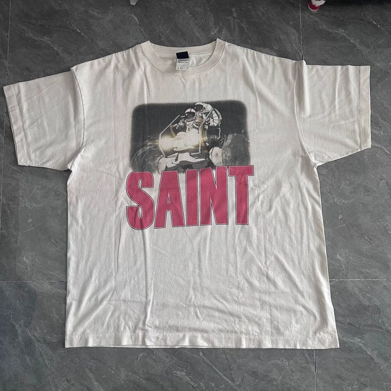 Saint Michael Saint Michael Freedom White Short Sleeve- dmc Size US XXL / EU 58 / 5 - 1 Thumbnail