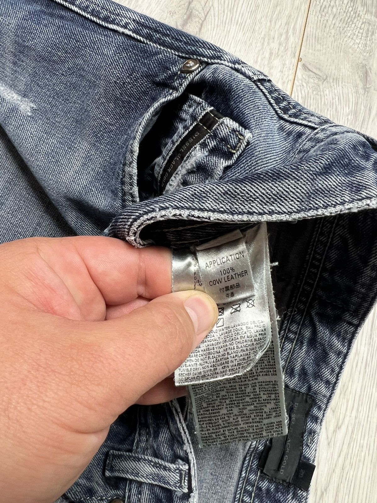 Diesel Black Gold Diesel Black Gold Excess Distressed Jeans Men’s Denim Pants Size US 29 - 10 Thumbnail