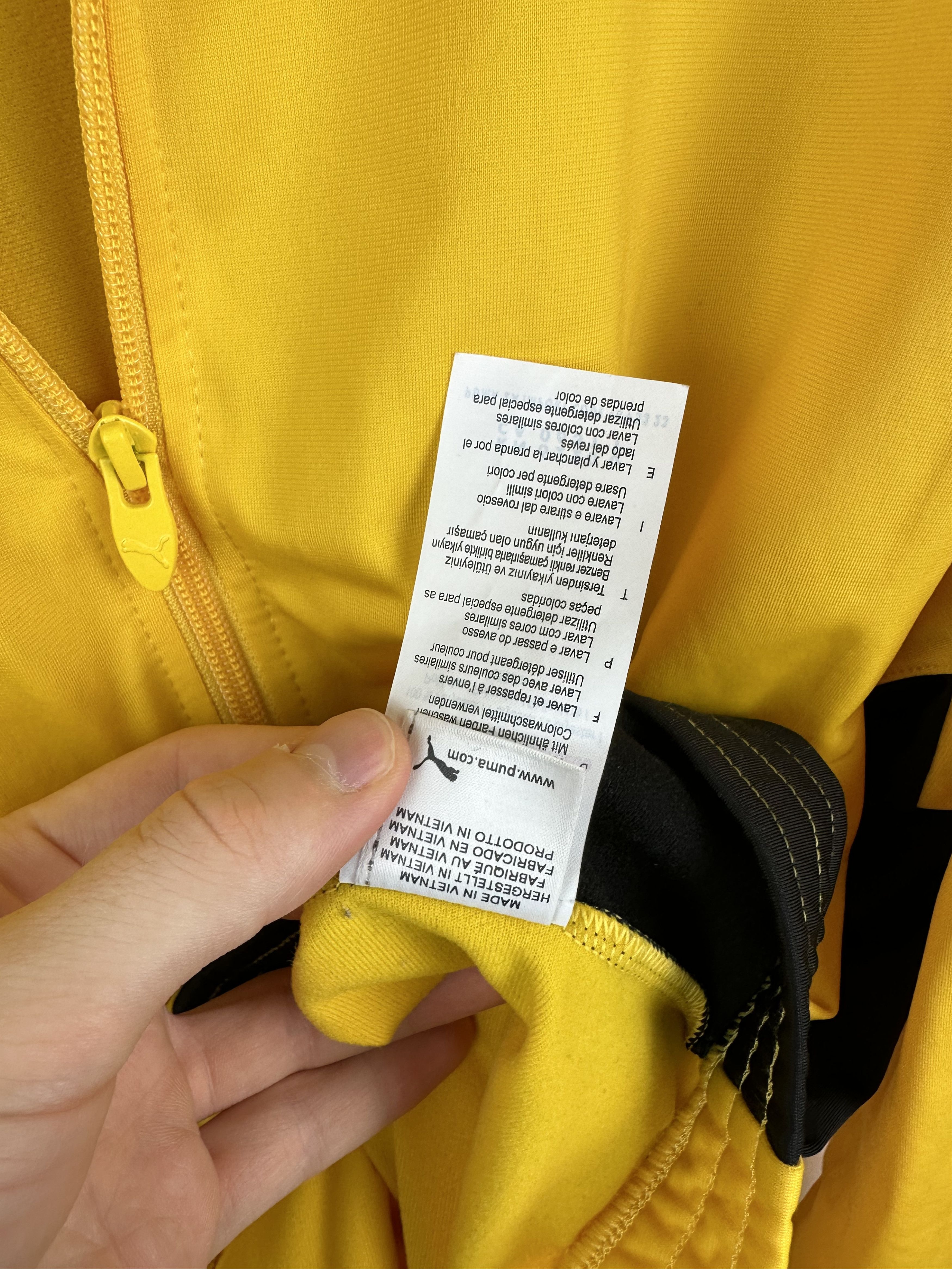 Puma Puma Borussia Dortmund Football Jacket Soccer Track Top Size US XXL / EU 58 / 5 - 12 Thumbnail