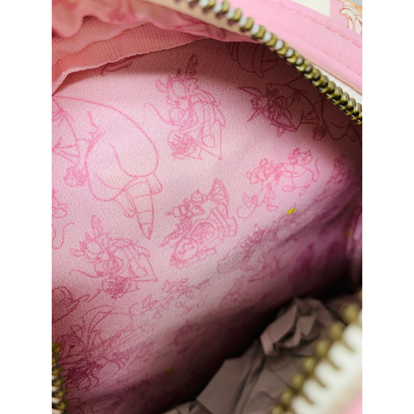 Disney Loungefly Disney Pink Checkered Princess Friends Sidekick Mi Size ONE SIZE - 5 Thumbnail