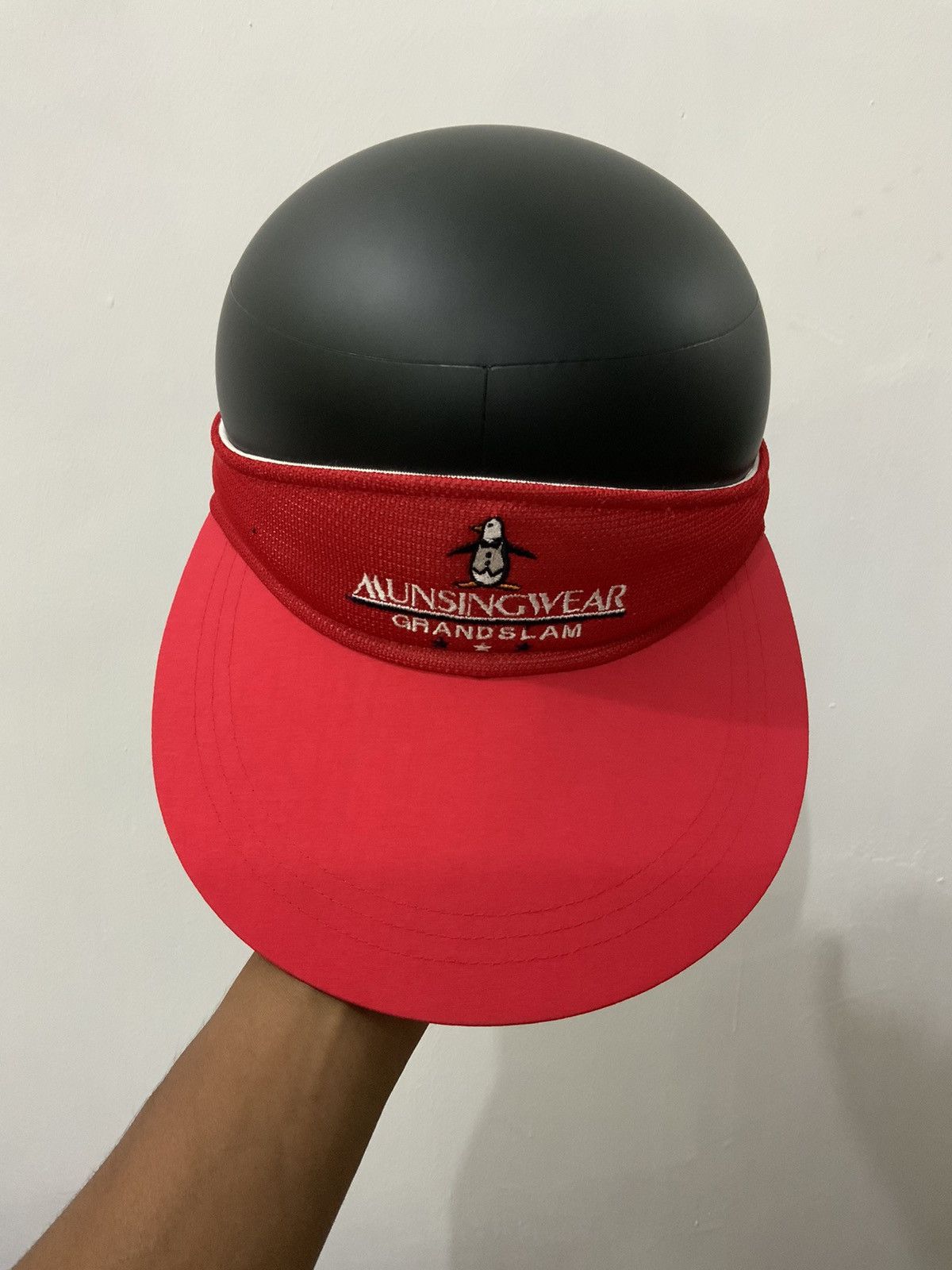 Japanese Brand Vintage Munsing Wear Grand Slam Visor Hat Size ONE SIZE - 6 Thumbnail