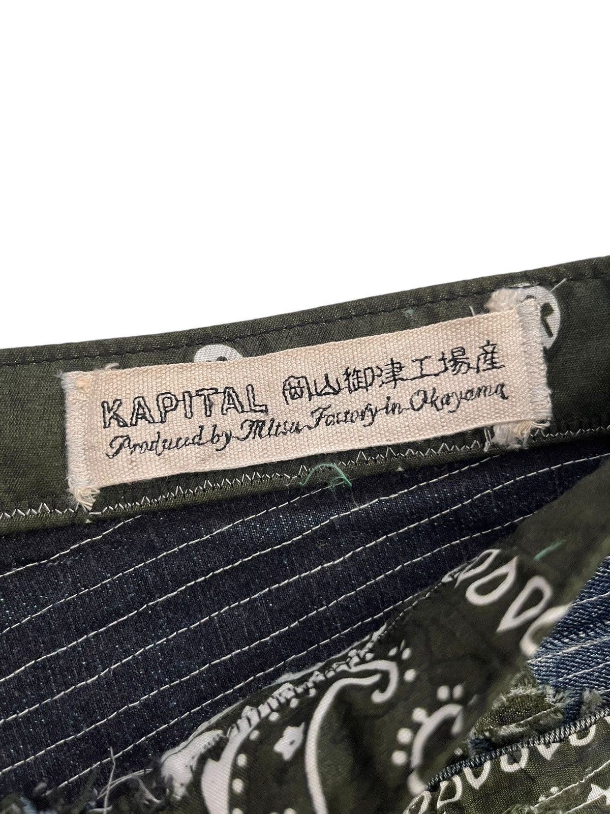 Kapital × Vintage Rare Vintage 1 of 1 Kapital Insane Handmade Custommade Jeans Size US 31 - 6 Thumbnail