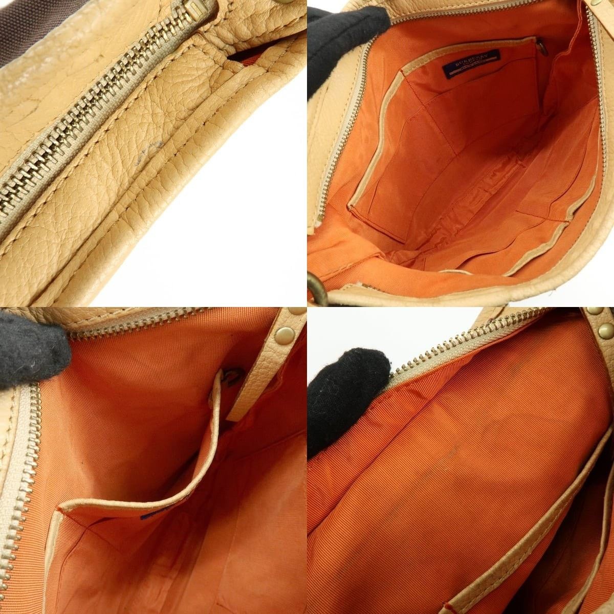 Burberry Burberry Blue Label Canvas Shoulder Bag Brown Size ONE SIZE - 7 Thumbnail