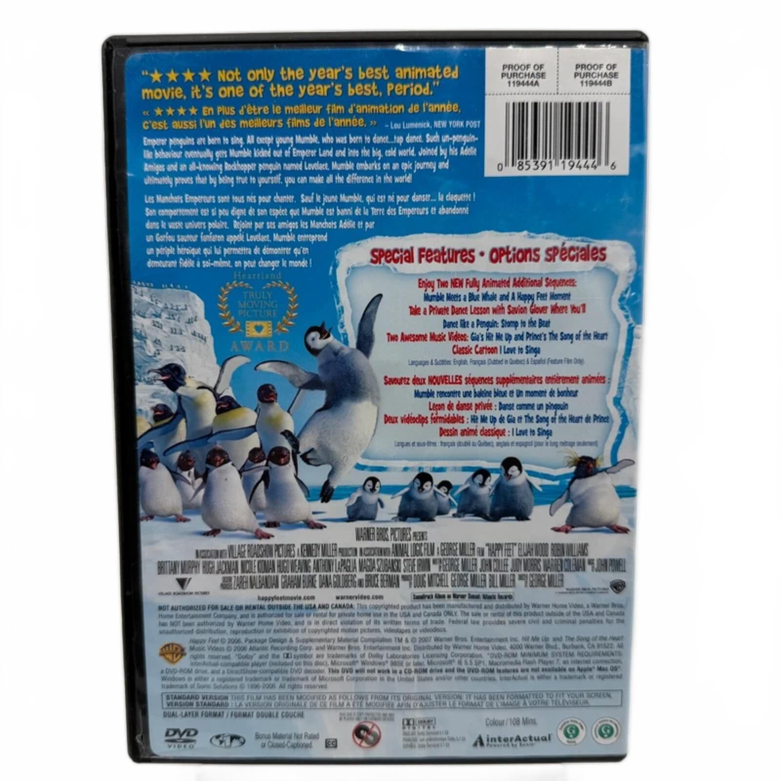 Other Happy Feet (2006) - DVD Movie - Family Comedy Size ONE SIZE - 2 Thumbnail