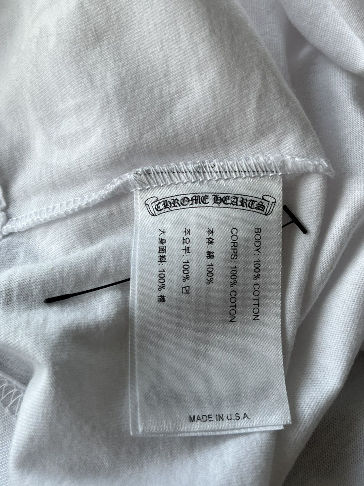 Chrome Hearts Brand New Chrome Hearts Logo Classic Tee Size US L / EU 52-54 / 3 - 5 Thumbnail