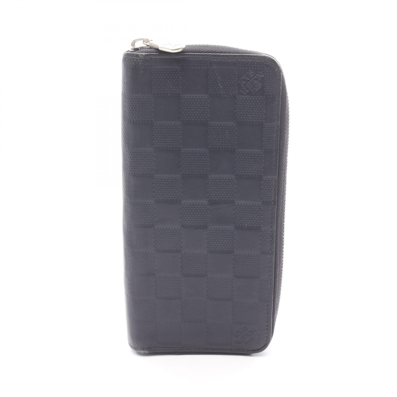 Louis Vuitton Louis Vuitton Louis Vuitton Zippy Wallet Vertical Damier Infini Long Wallet Leather Long Wallet N63549 DUTY FREE for USA Size ONE SIZE - 1 Thumbnail
