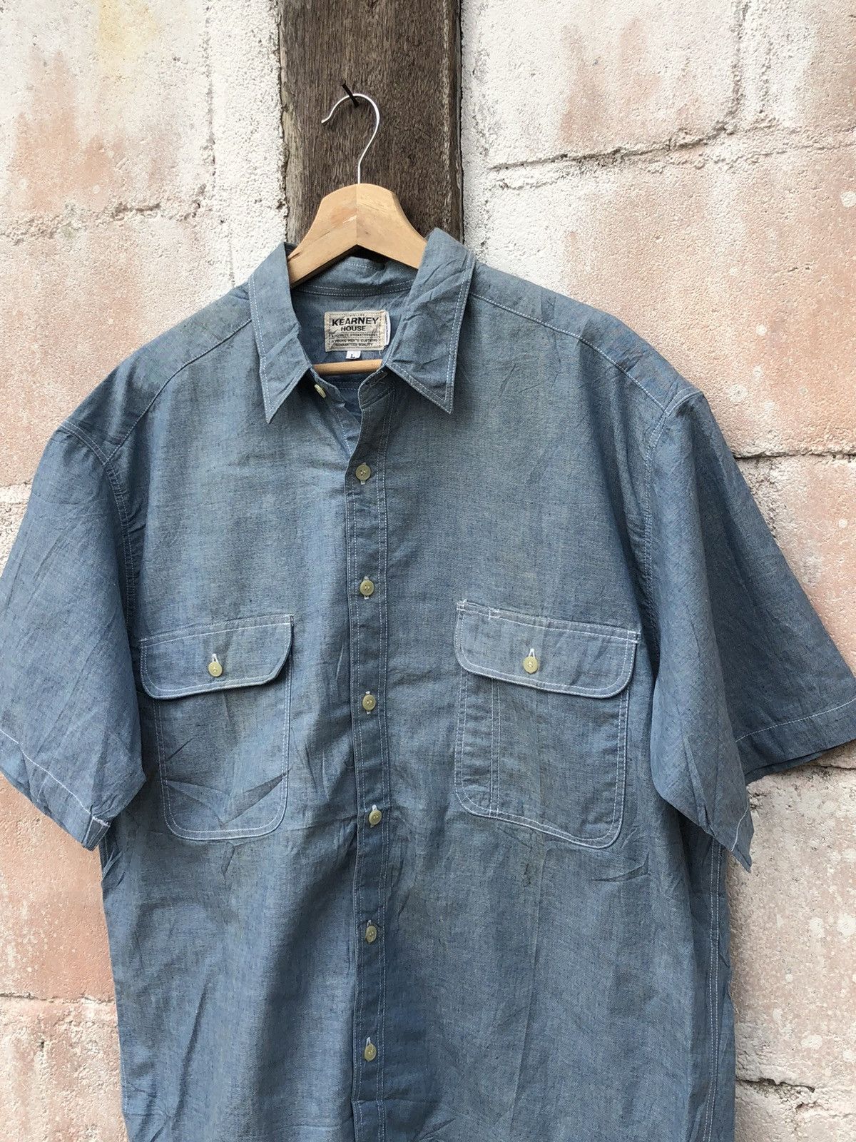 Japanese Brand Kearney House Vintage Shirt Button up Size US L / EU 52-54 / 3 - 4 Thumbnail