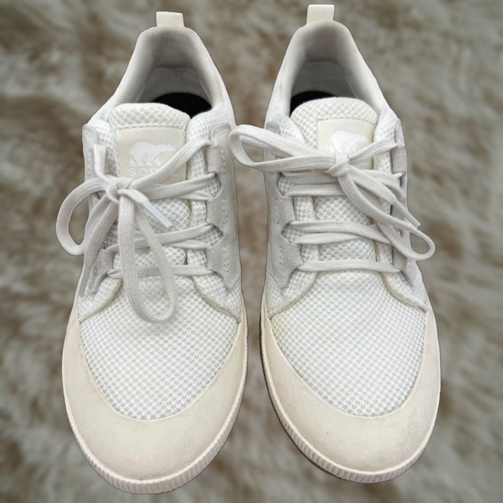 SOREL Sorel Womens Out 'N About III Waterproof Sneakers Size 9 White Low Top Lace Up Size M / US 6-8 / IT 42-44 - 1 Thumbnail