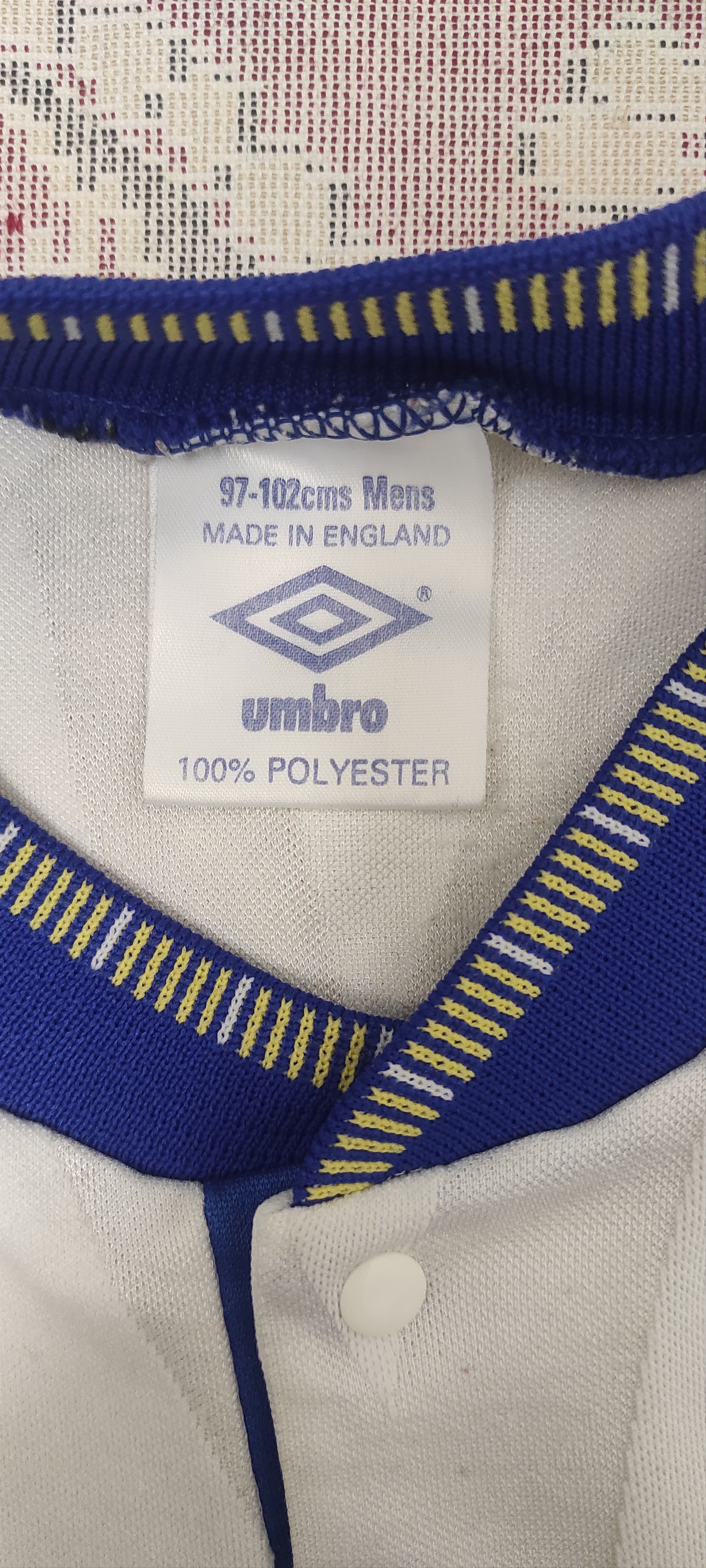 Umbro The Peacocks Leeds United Home football shirt 1990 - 1991 Size US M / EU 48-50 / 2 - 2 Thumbnail