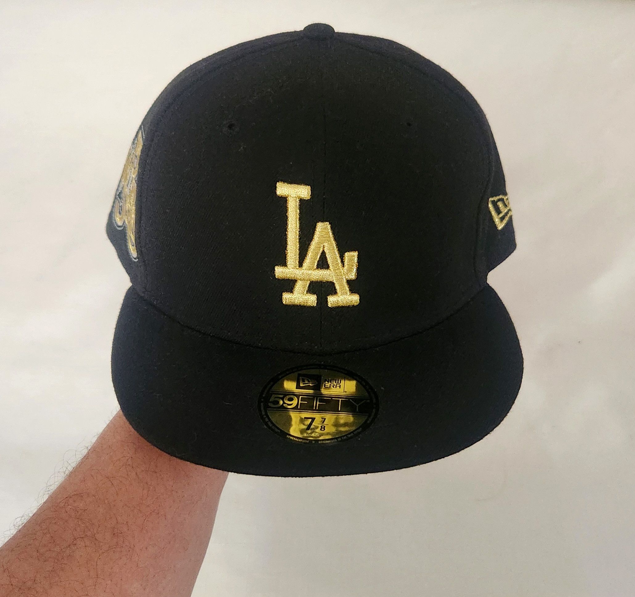 Cooperstown Collection × New Era New Era LA Los Angeles Dodgers Fitted Gold Rush 75th 7 7/8 Size ONE SIZE - 2 Thumbnail