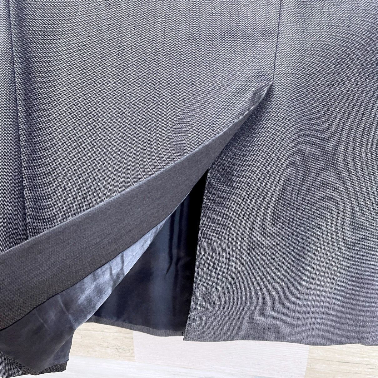 Jos. A. Bank Jos A Bank Wool Sharkskin Suit Gray Mens 43L Jacket 37L Size 42L - 8 Thumbnail