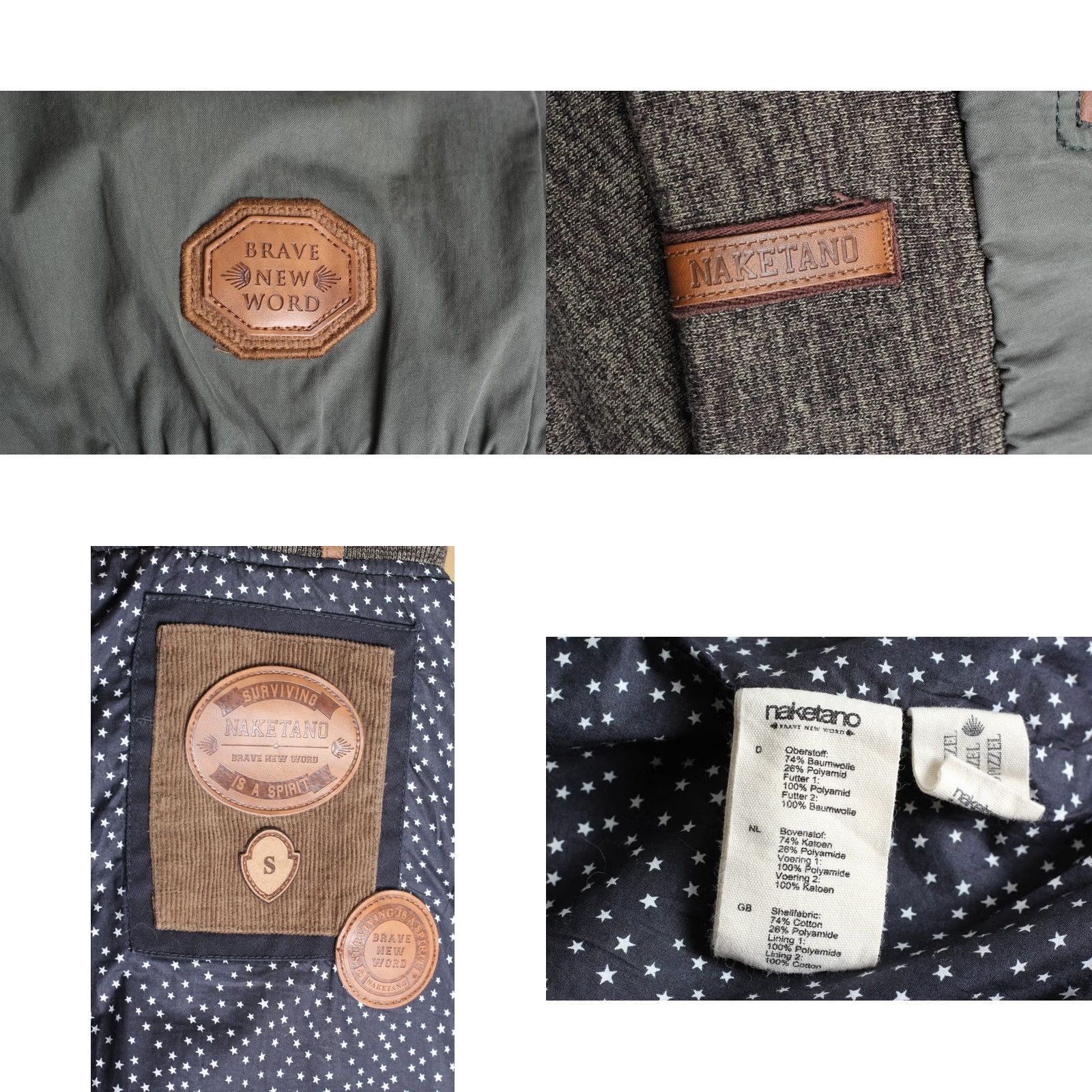 Vintage VINTAGE NAKETANO Bomber Jacket Women S Lightweight Lined MJ3894 Size S / US 4 / IT 40 - 8 Thumbnail