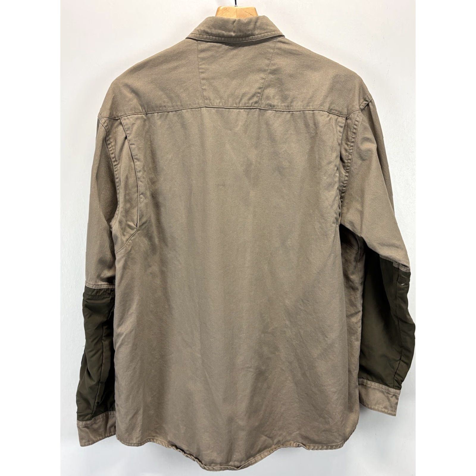 Vintage Game Winner hunting Shirt Mens L Tan Shooting Quilted Shoulder Button Down Size US L / EU 52-54 / 3 - 3 Thumbnail