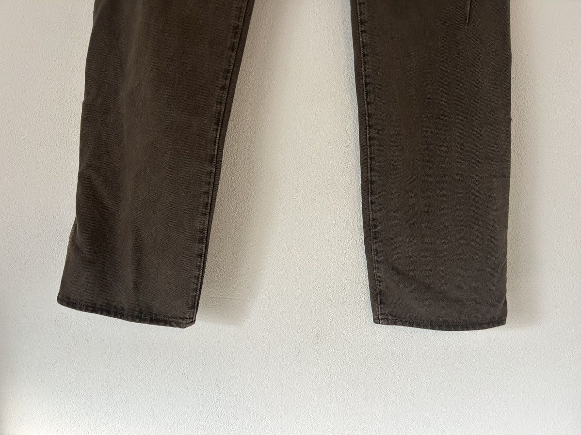 Dolce & Gabbana Dolce & Gabbana Brown Denim Pants with Gold Zippers Size US 32 / EU 48 - 4 Thumbnail