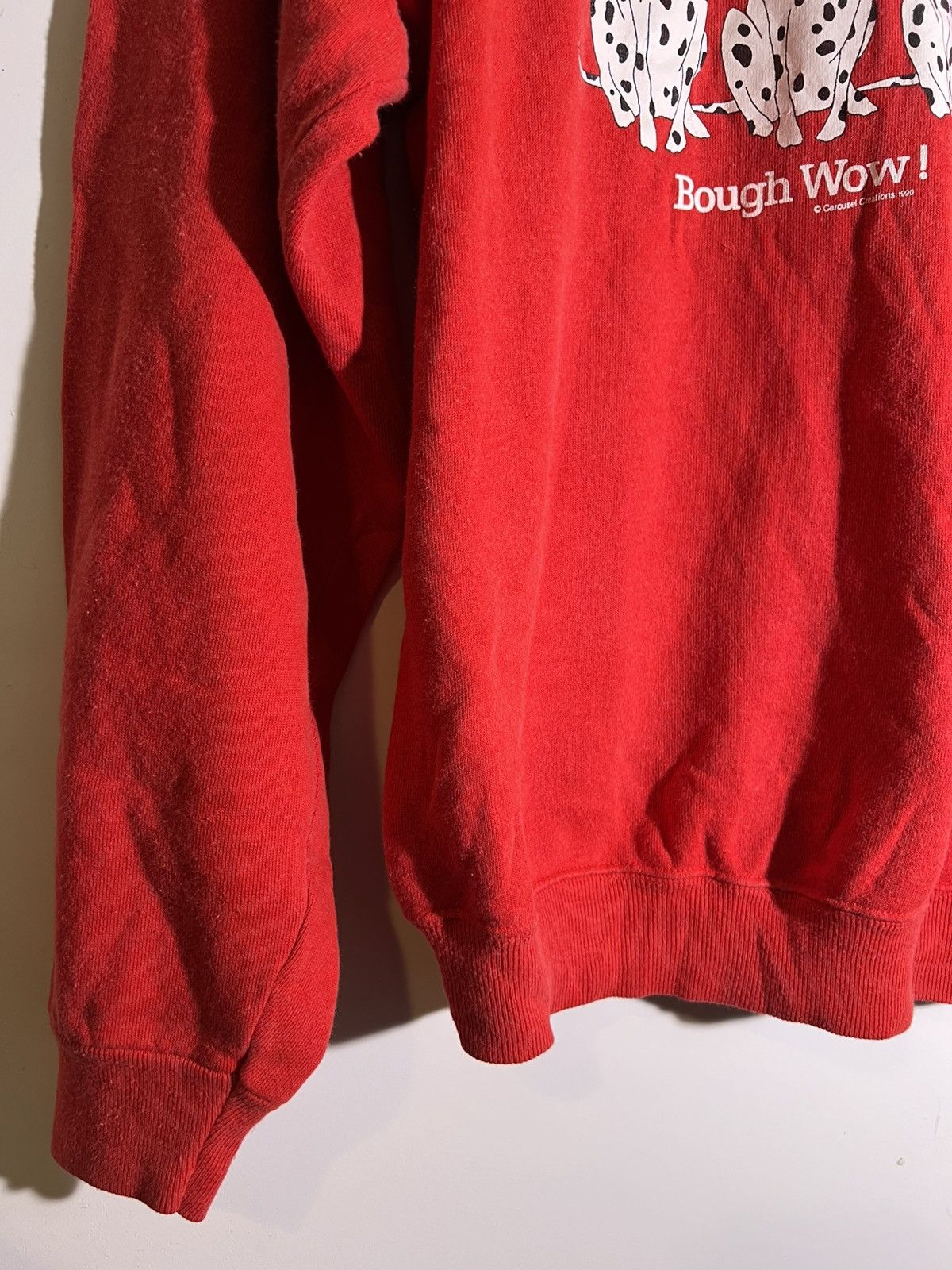 Vintage 90’s Vintage Bough Wow Dalmation Christmas Retro Sweatshirt Size US XL / EU 56 / 4 - 5 Thumbnail