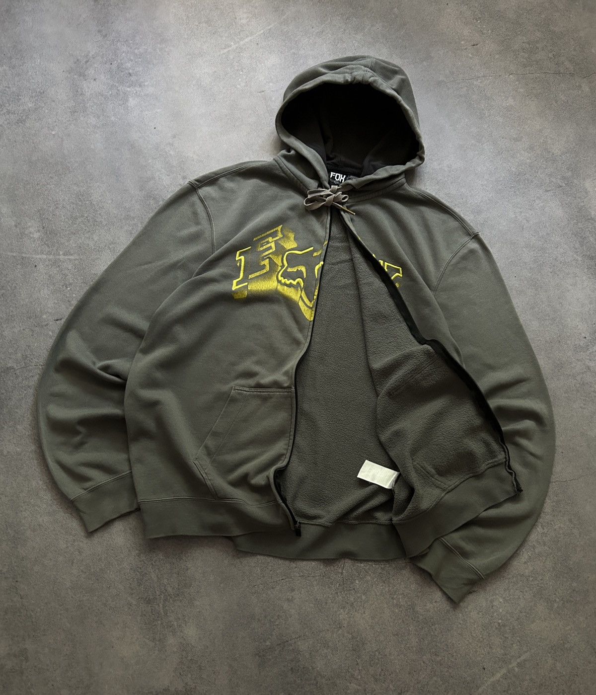 Fox Racing Vintage Fox Racing big logo y2k zip-hoodies mens Size US L / EU 52-54 / 3 - 2 Thumbnail